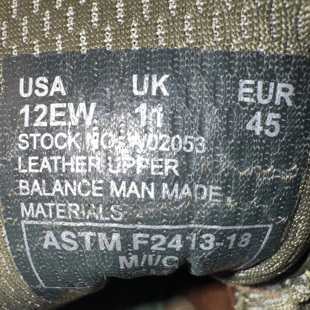 Wolverine Durashocks Steel Toe Mens Size 12 EW